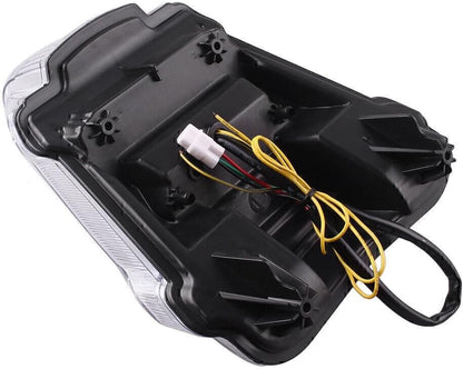 ya 4 8.8.2 LED Tail Lamp Turn Siganals Lamp Clear Lens Fit for Suzuki GSXR1300 HAYABUSA 2008-17