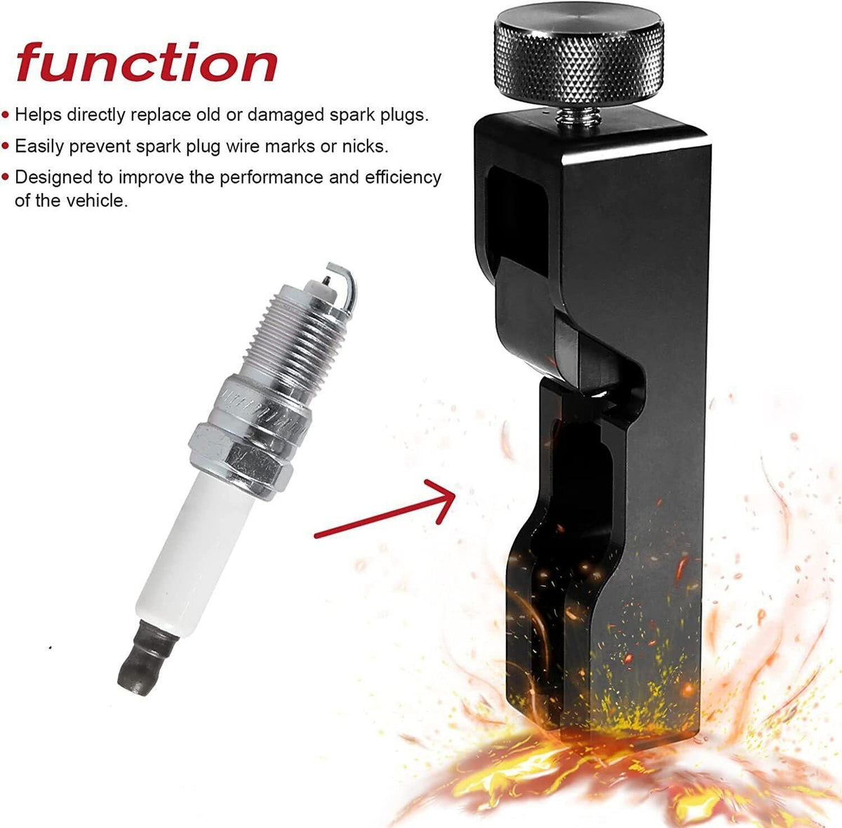 ya 23 10.7 baidi Matte Engine Spark Plug Gap Tool Gapping Gapper 10mm 12mm 14mm 16mm Universal