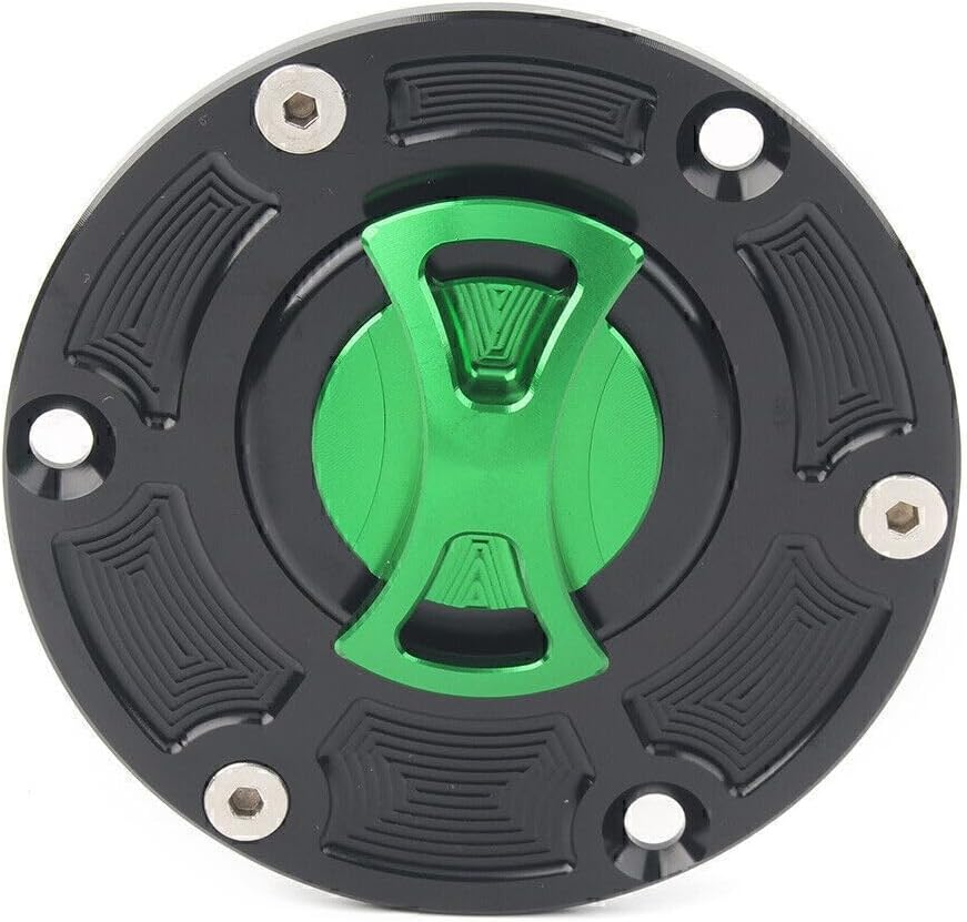 ya 9 10.24 CNC Fuel Gas Tank Cap Cover Fit Aprilia RS125/RS250 RSV1000 Tiger 800 1050 Green