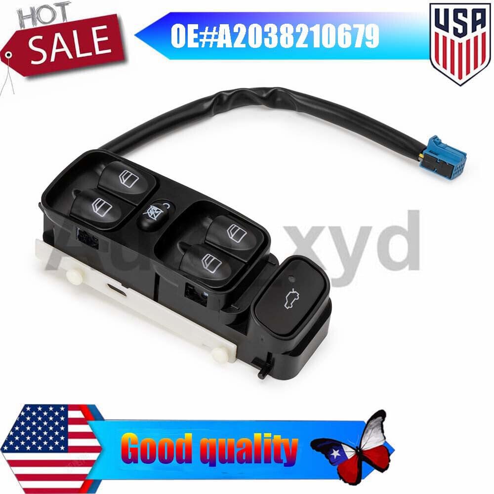 ya 4 8.8 Front Left Power Window Switch A2038210679 for Mercedes-Benz C230 C240 C280