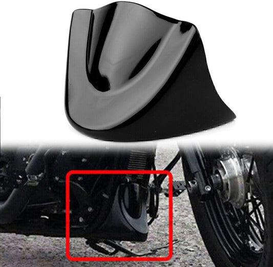 ya 4 8.10 Front Chin Spoiler Air Dam Fairing for Harley Dyna FXD FXDB 1999-2005 Black po
