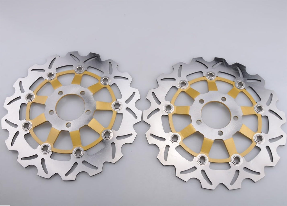 ya 13 9.15 baidi Front Brake Disc Rotors for Kawasaki ZR550 ZZR600 ZR7 Z750 Z1000 ZX 6R/9R/12R