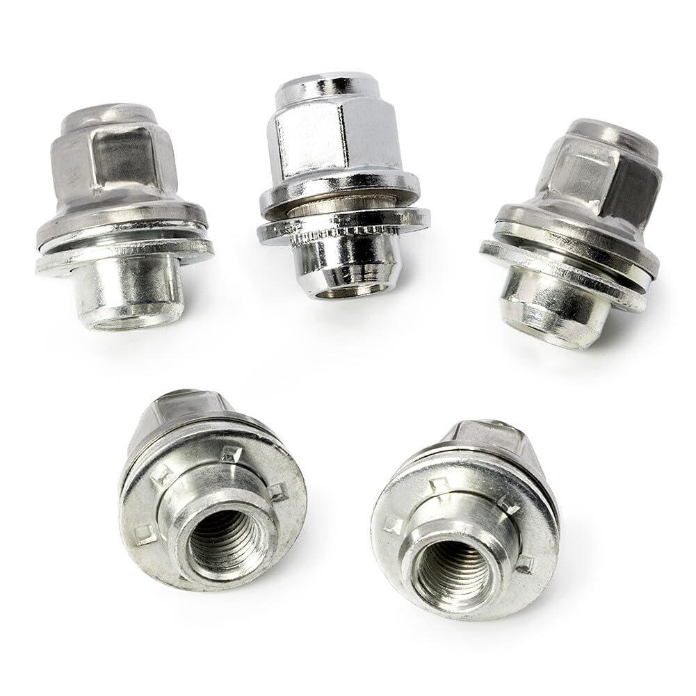 ya 10 9.16 baidi 5X Stainless Steel Lug Nuts Fit for Jaguar S-Type X-Type XJ XF C2C35294010 1999-2011