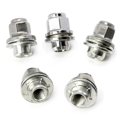 ya 10 9.16 baidi 5X Stainless Steel Lug Nuts Fit for Jaguar S-Type X-Type XJ XF C2C35294010 1999-2011