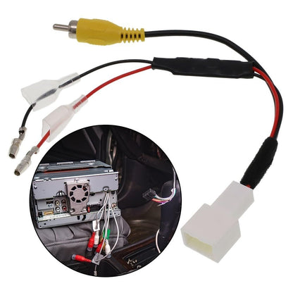 ya 23 10.7 baidi 4 Pin Car Reverse Camera Retention Wiring Harness Cable Adapter for for Toyota New