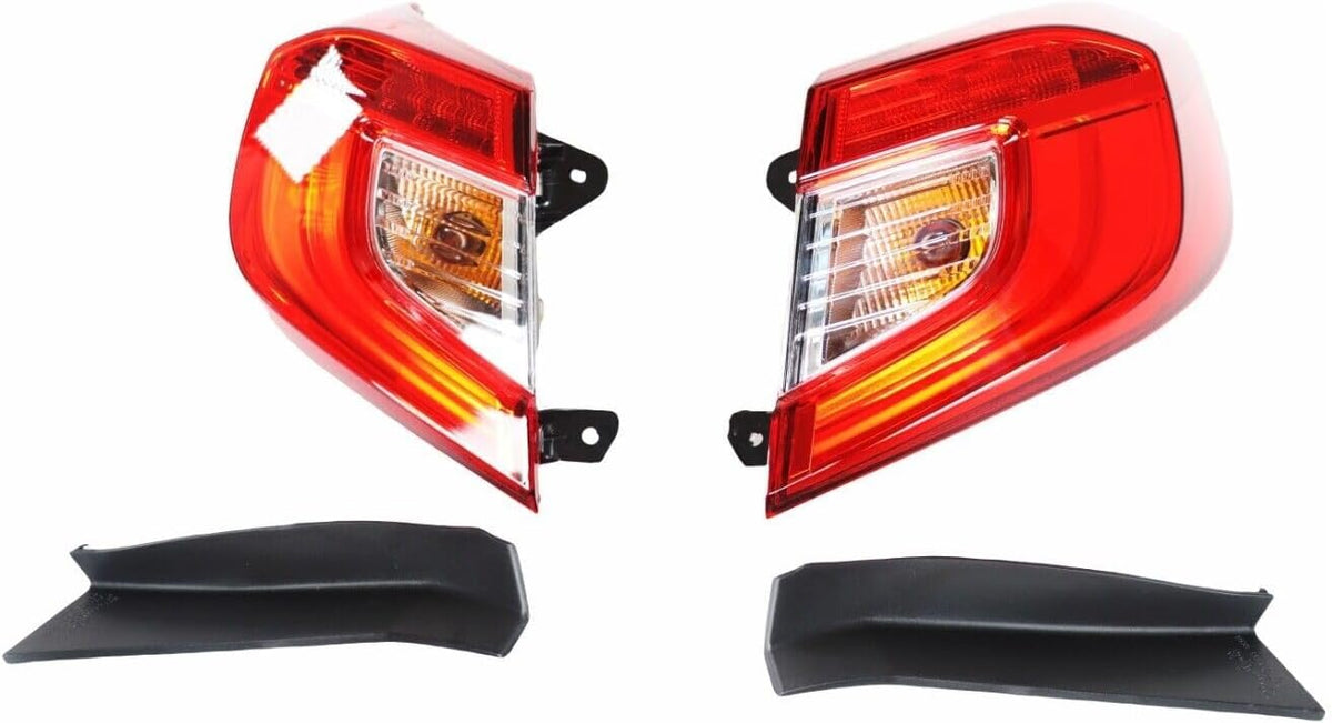 ya 10 9.16 zhengce Pair Tail Lights Rear Brake Lamp for Honda for Accord Sedan 2018-21 Left&Ri