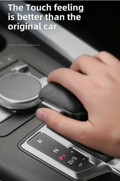 ya 4 8.24 baidi Deep Gray Car Gear Shift for Alcantara Cover Trim for Audi A4 S4 S5 RS5 B9 A5 Q5 Q7