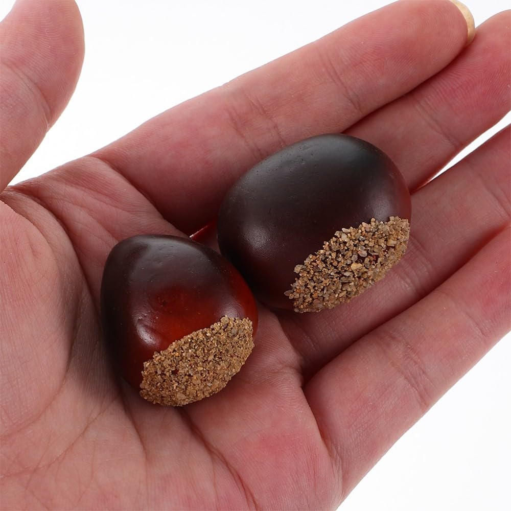 ya 13 9.15 baidi 30 Pcs Simulated Chestnut Nuts Artificial Realistic Display Cake