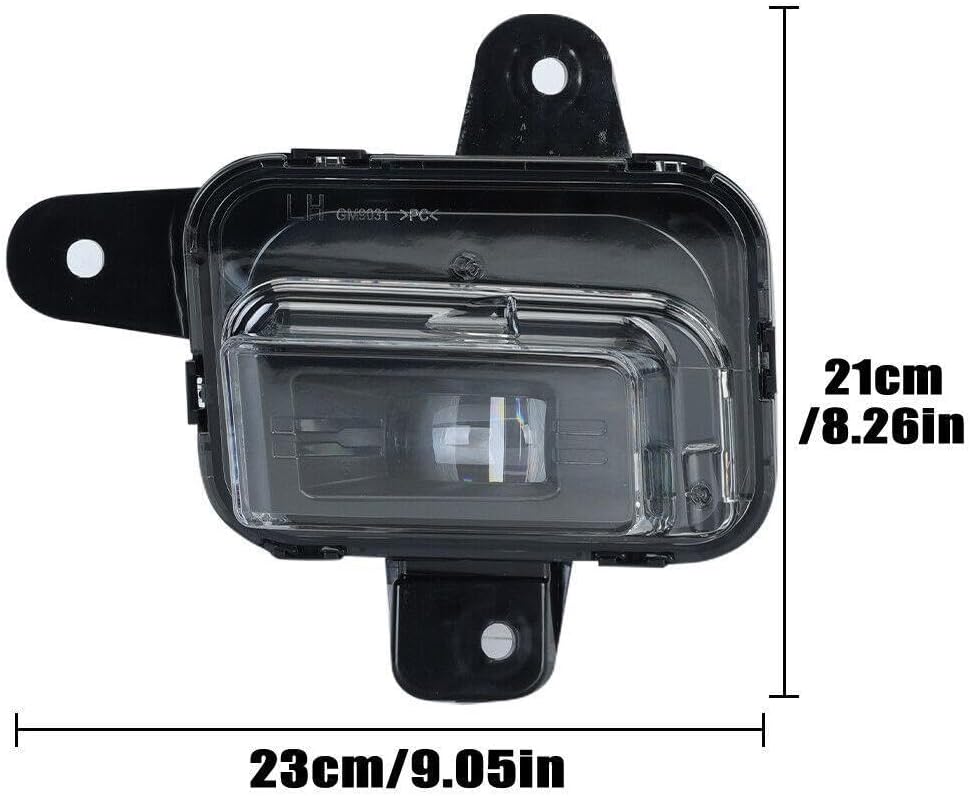ya 9 10.24 Suitable for 22 23 2024 for GMC for Sierra 1500 front bumper fog light with LED bulb kit