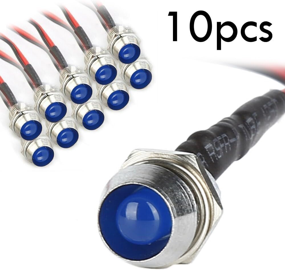 ya 13 9.15 baidi Small Indicator 10pcs 20cm Wire Water-Proof 8mm Accessories Blue Boat
