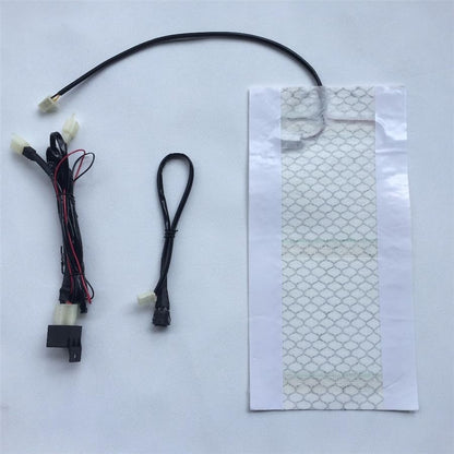 ya 4 8.8.2 Universal Motorcycle ATV UTV E-BIKE Carbon Fiber for Seat Heater Electric Heated Pad