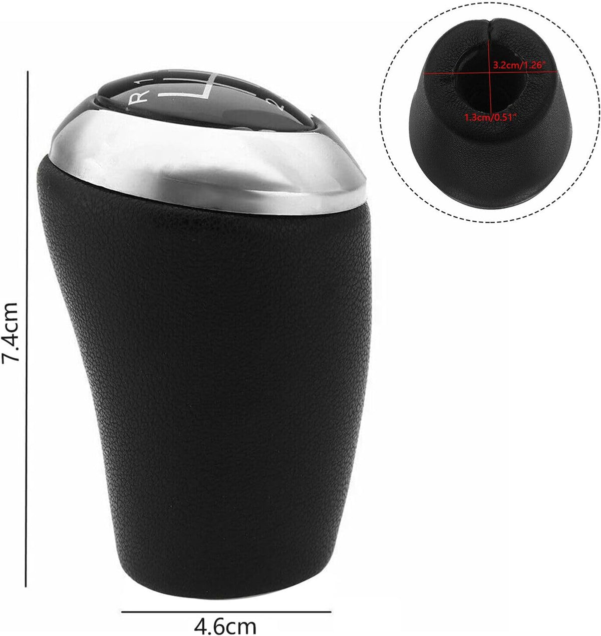 ya 4 8.14 6 Speed for Manual Gear Shift Knob Shifter Stick for Mazda 3 5 6 CX-7 MX-5 2003-2017