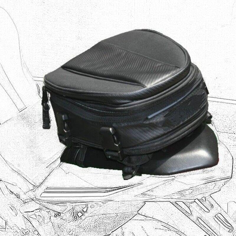 ya 12 10.8 baidi Motorcycle waterproof saddle bag motorcycle tail bag expandable backpack