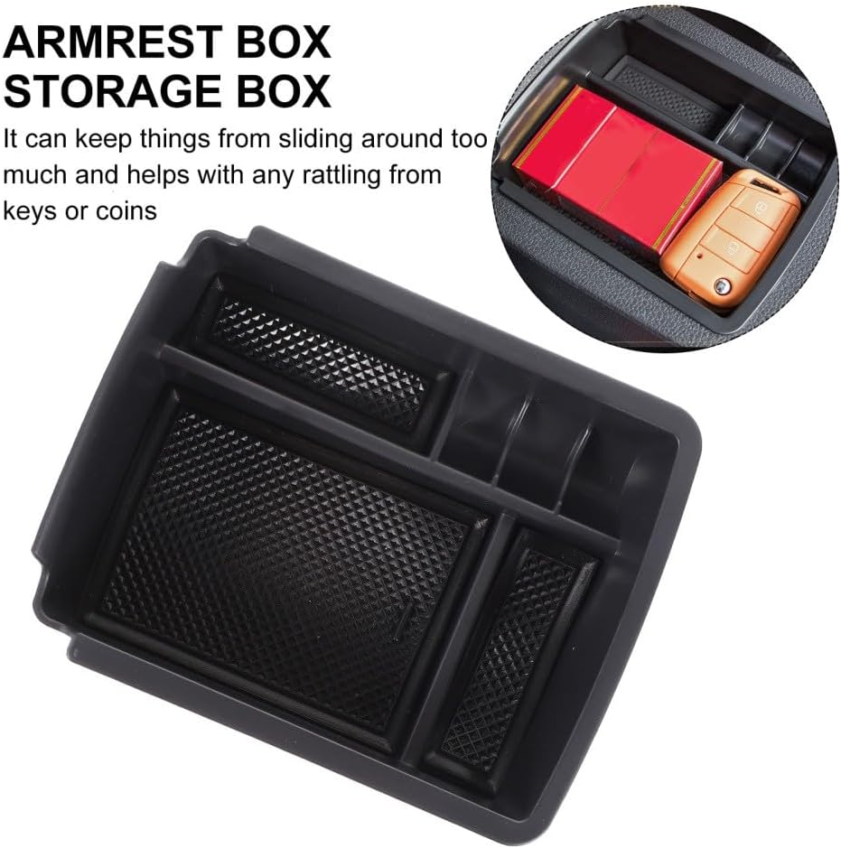 ya 8 8.24 baidi Vehicle Armrest Organizer Center Console Arm Rest Tray Compartment Storage Box