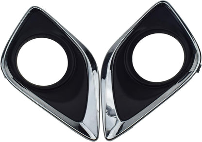 ya 4 8.10 2 Pack Fog Light Bumper Cover Insert L & R for Toyota Venza 2013-2016 