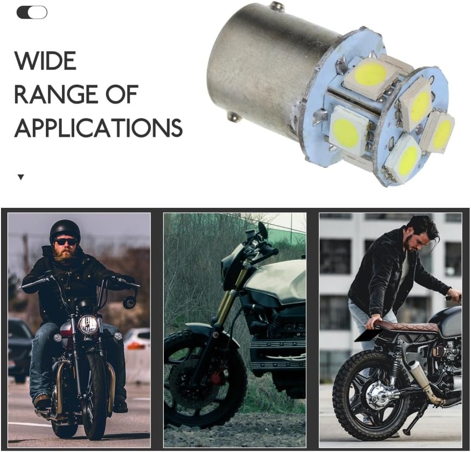 ya 13 9.15 baidi 2 Pcs Motorcycle Turn Signal Scooter Lights Break Bulb Headlights Bulbs