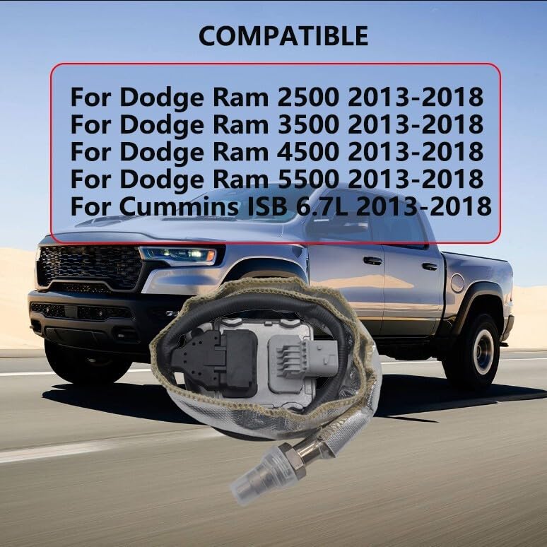 ya 9 10.24 NOx Sensor 4326873 for for Ram 2500 3500 4500 5500 6.7L Diesel L6-