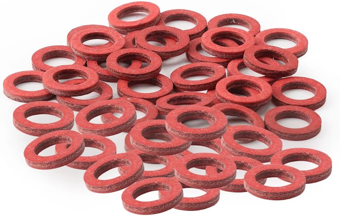ya 2 8.15 100PCS Oil Drain Gaskets 90430-08020-00 FOR YMH Outboards Lower Unit 90430-08003