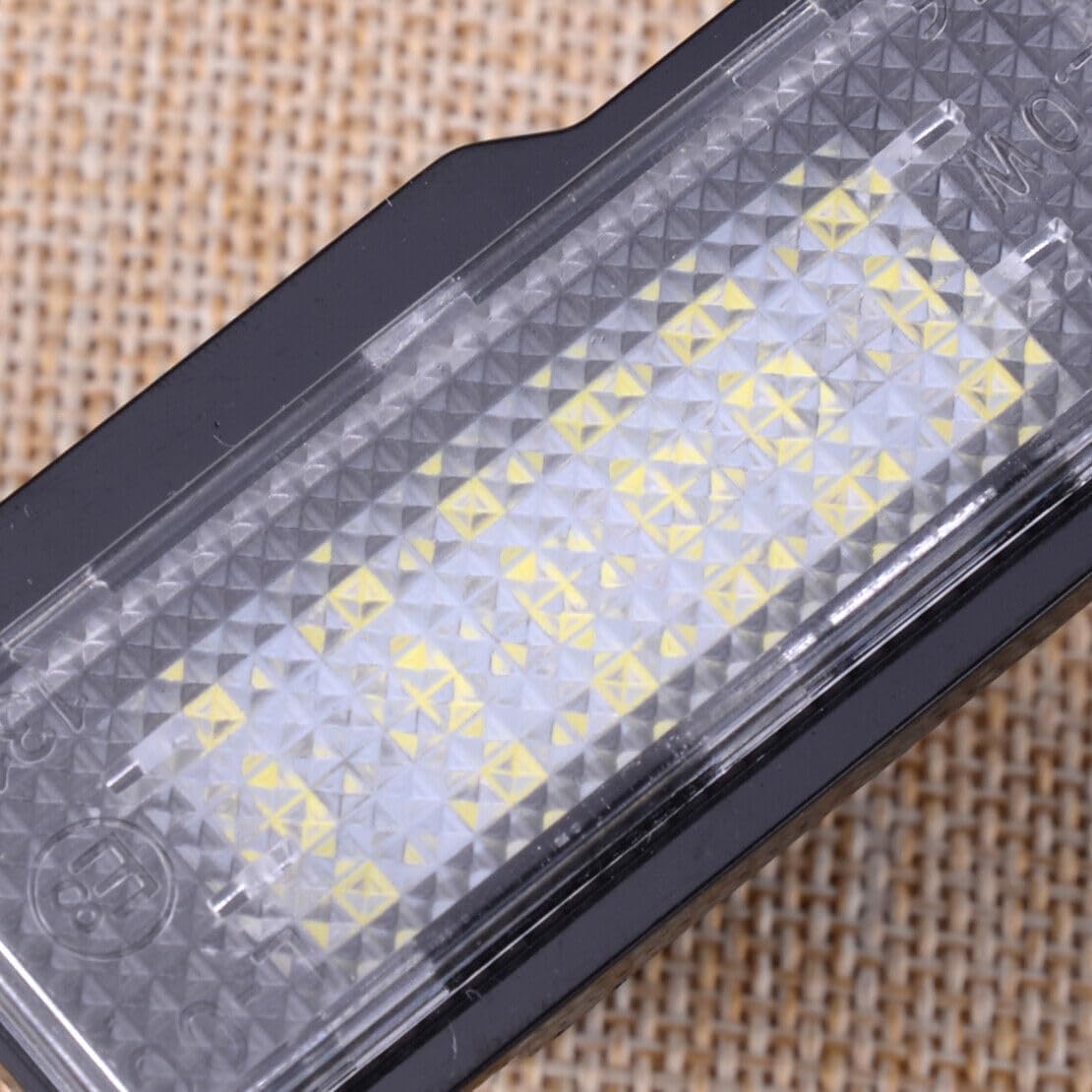 ya 4 8.14 Suitable for Tesla Model S 2012-2016 2x Cool White LED Car License Plate Light @