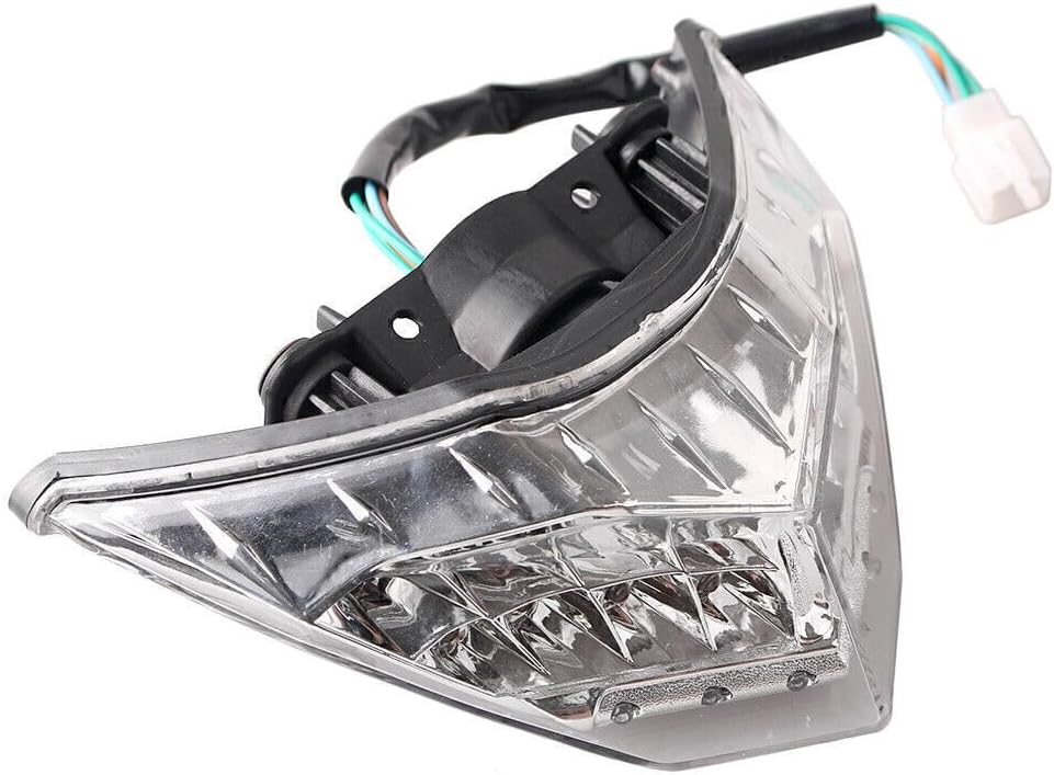 ya 10 9.16 zhengce Clear LED Tail Light Brake Turn Signal Indicator for Kawasaki 300R 2013