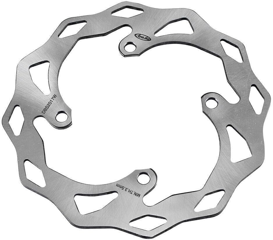 ya 13 9.15 baidi Rear Brake Disc Rotor Fit for Kawasaki KX125 2003-2005 & KLX450R 2007-2016 Silver