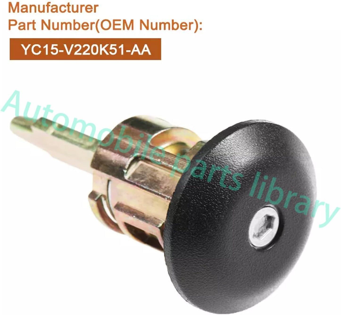 ya 5 8.24 baidi for Ford Transit MK6 MK7 front door lock cylinder right driver's side latch 2-key
