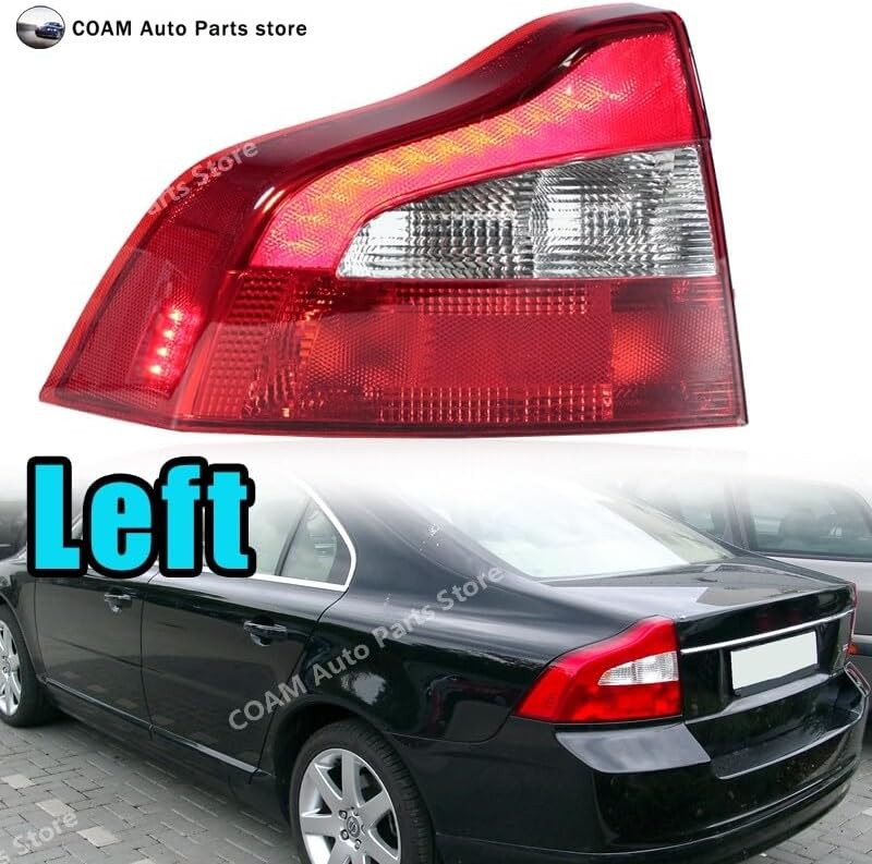 ya 4 8.24 baidi Left side for Volvo S80 2007-2013 Tail Light Warning Brake Light Signal Light 