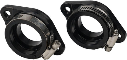 ya 23 10.7 baidi for MANifold Boot 2x ATV Adapter Black Carb Carburetor Flange For Intake