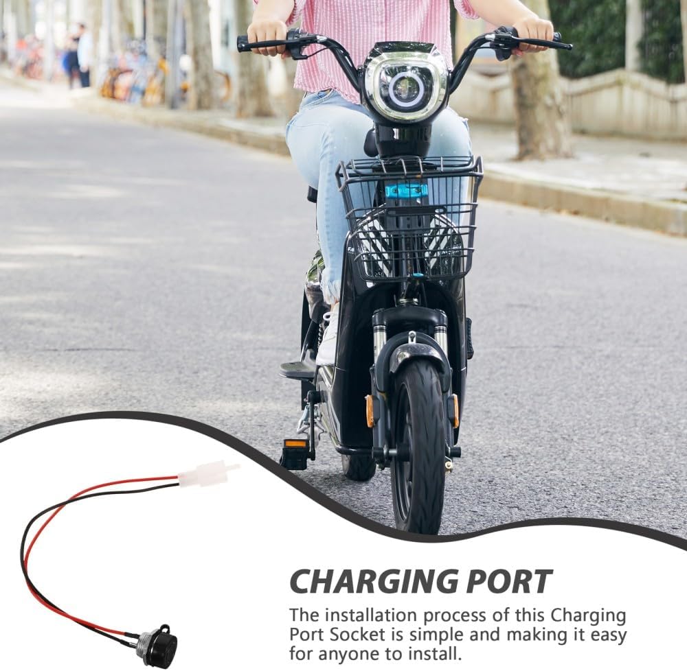 ya 4 8.24 baidi Charging Cable Connector Plug Socket Electric Skateboard Port for Scooters
