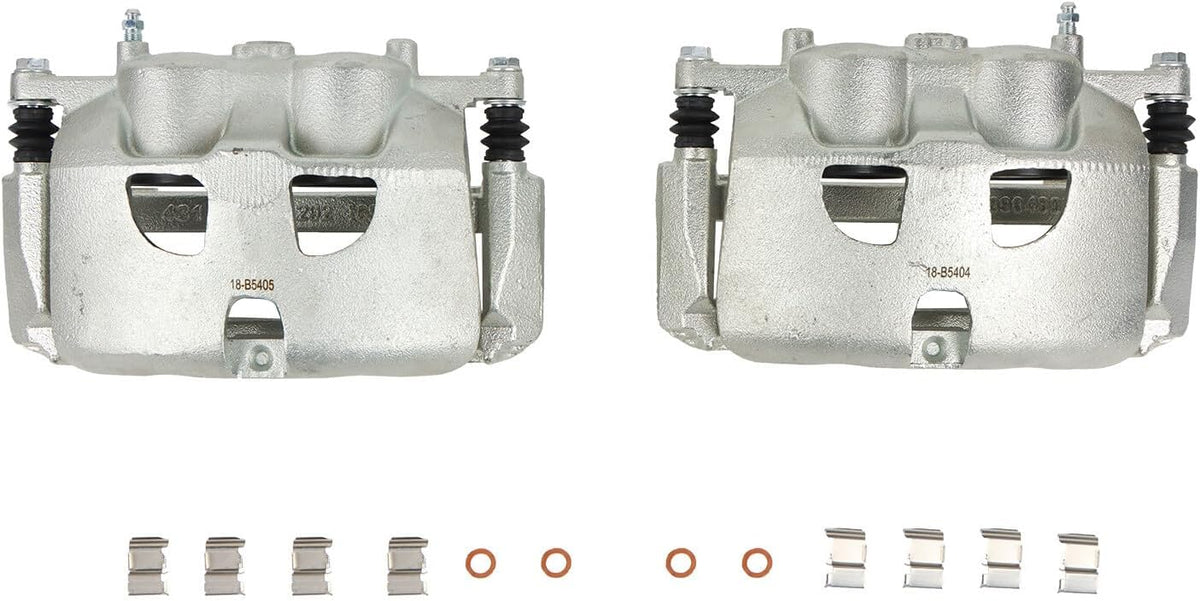 ya 9 10.24 Pair Brake Calipers For 2012-20 for Ford F-150 Front Left & Right 18-B5404 18-B5405
