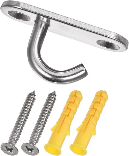 ya 26 10.21 baidi Ceiling Hooks 304 Stainless Steel 45x15mm for Hanging Chandeliers Plants 4Pcs
