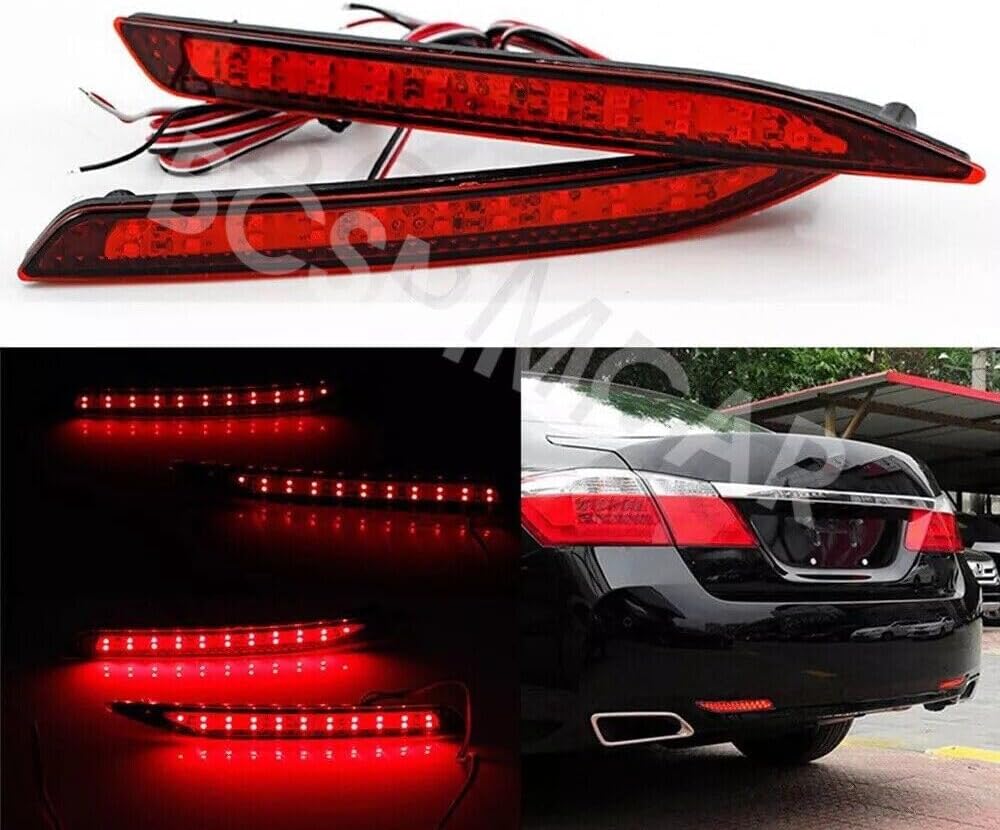 ya 4 8.24 baidi Fit for Honda for Accord 2015-2016 LED Rear Bumper Reflector Tail Signal Light