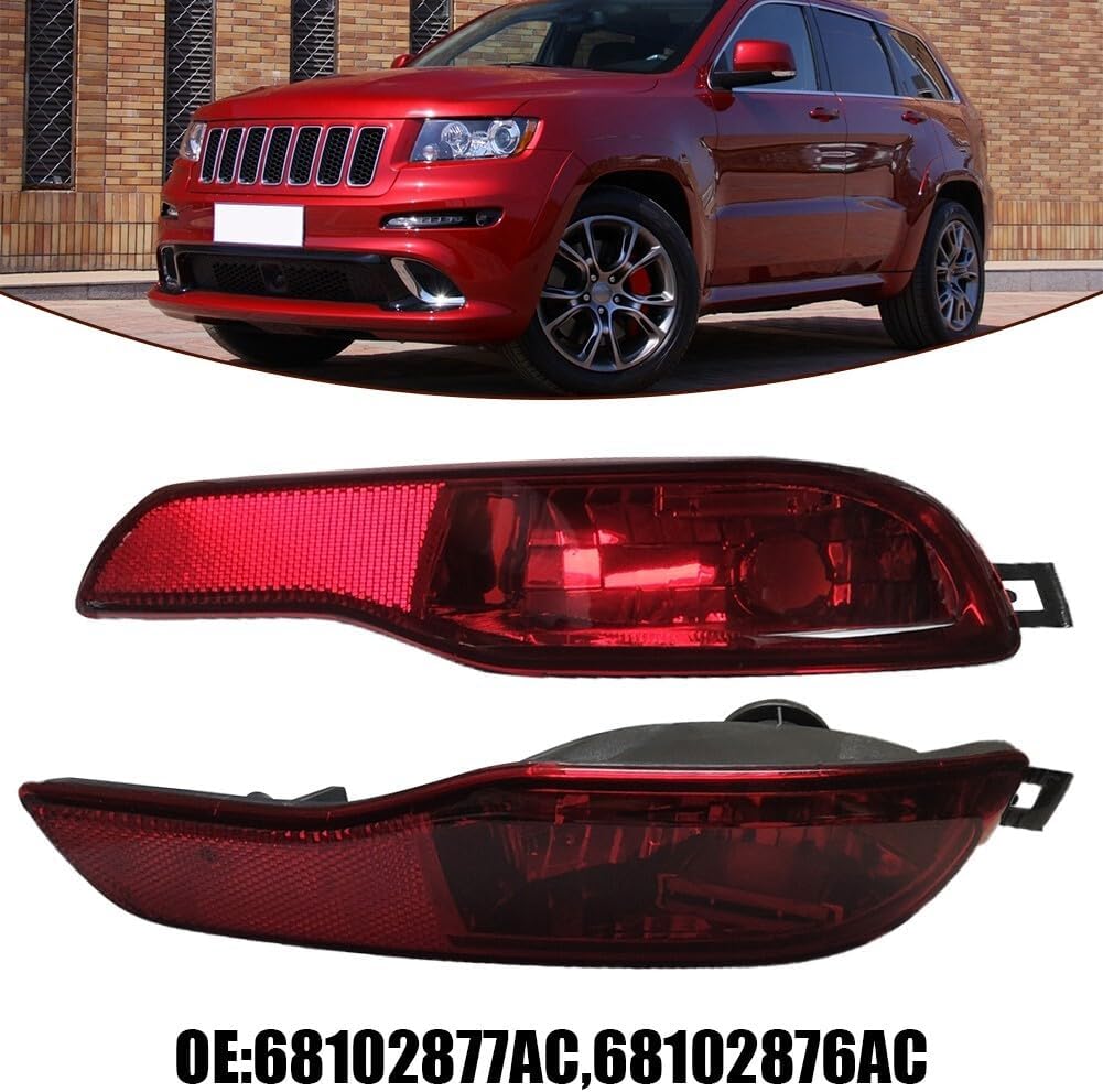 ya 13 9.15 baidi 1 Pair Car Rear Bumper Lights Housing Without Lamp Bulb For Cherokee 2014-2018