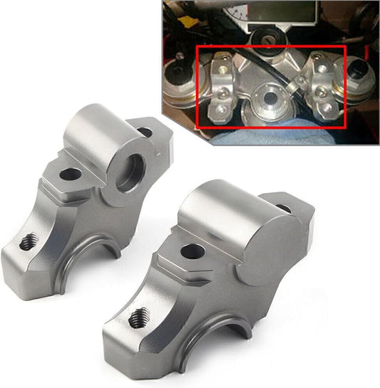 ya 4 8.8.2 Handle Clamp Handlebar Riser Bar for Yamaha MT FZ 09 MT09 2013-2017 Titanium