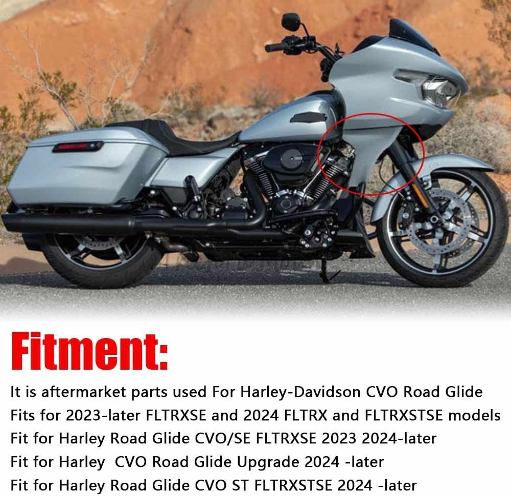ya 23 10.7 baidi Side Fairing Panel Support W/Bracket Kits Fit for Harley CVO Road Glide Upgradea