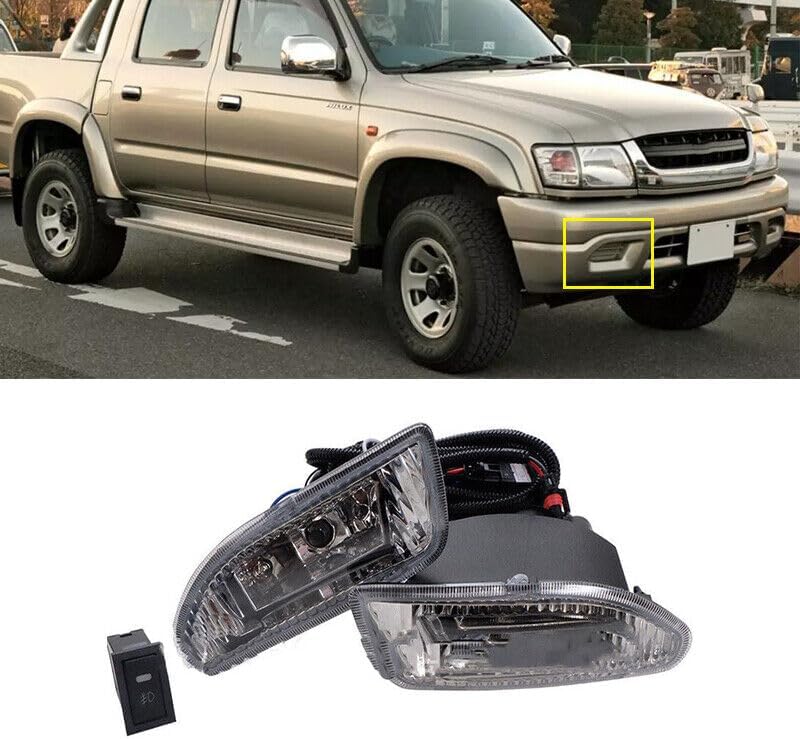 ya 2 8.15 1 set of front fog lights+wiring harness and switch suitable for Toyota Hilux 2002-2005