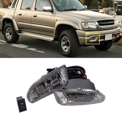 ya 2 8.15 1 set of front fog lights+wiring harness and switch suitable for Toyota Hilux 2002-2005