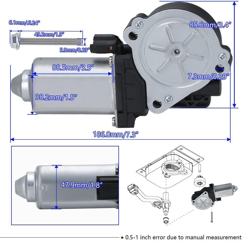 ya 10 9.16 baidi RV Entry Step Motor Replaces for Kwikee LCI 366043 1101428 379147 214-1001