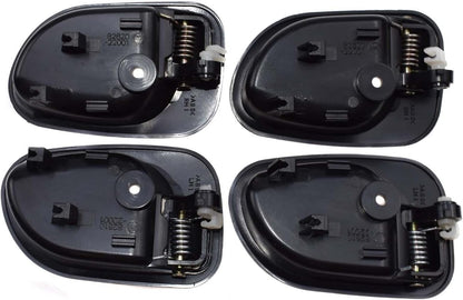 ya 2 8.15 4 Pack Interior Door Handle 82610-22001 for Hyundai Accent 1995-1999 82620-22001