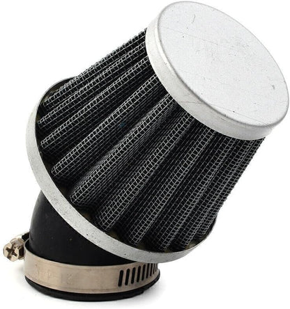 ya 10 9.16 zhengce 45mm Bent Neck Air Filter Dirt Pit Bike ATV Quad Motorbike GY6 Moped Scoote