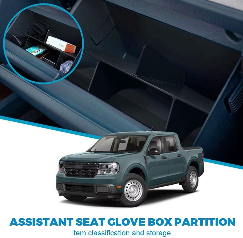 ya 8 8.24 baidi For 2022-2024 2025 for Ford Maverick Cab Center Console Glove Box Organizer Dividers
