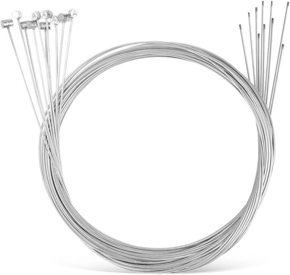 ya 11 9.14 baidi10 Pcs Brake Lever Cable Kit Mountain Bike Cables Shift Protectors