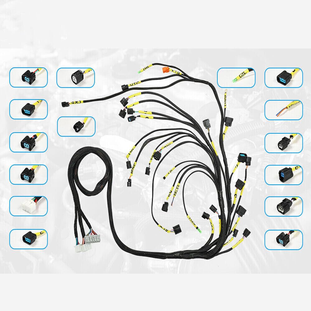 ya 5 8.24 baidi K20 K24 K Series Hidden Engine Wiring Harness for Honda for Acura K-Swap Integra CRX EK EG