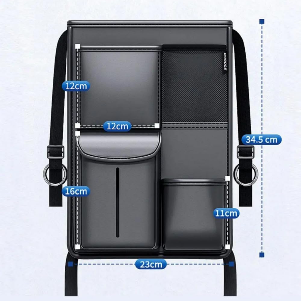ya 2 8.15 Car for Seat Middle Storage Organizer Pocket Hanging Bag Holder Large Capacity