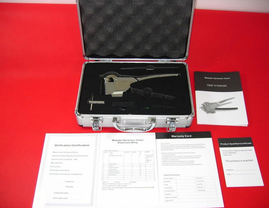 ya 16 10.20 baidi W-20B Webster Hardness Tester for Aluminum Alloy Metal Durometer B