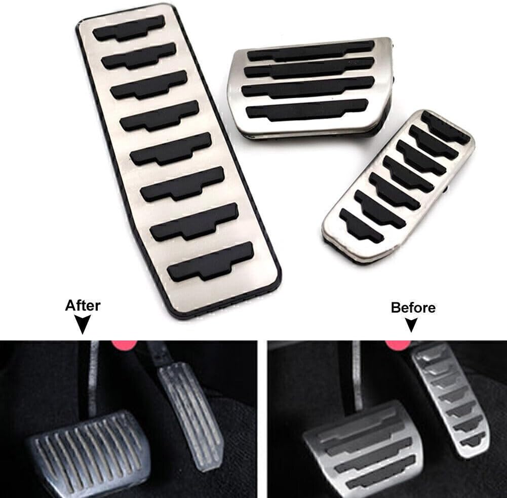 ya 11 9.14 baidiFoot Brake Pedals FIT for Jaguar for Land Rover for Range for Rover Evoque Sport 12-19