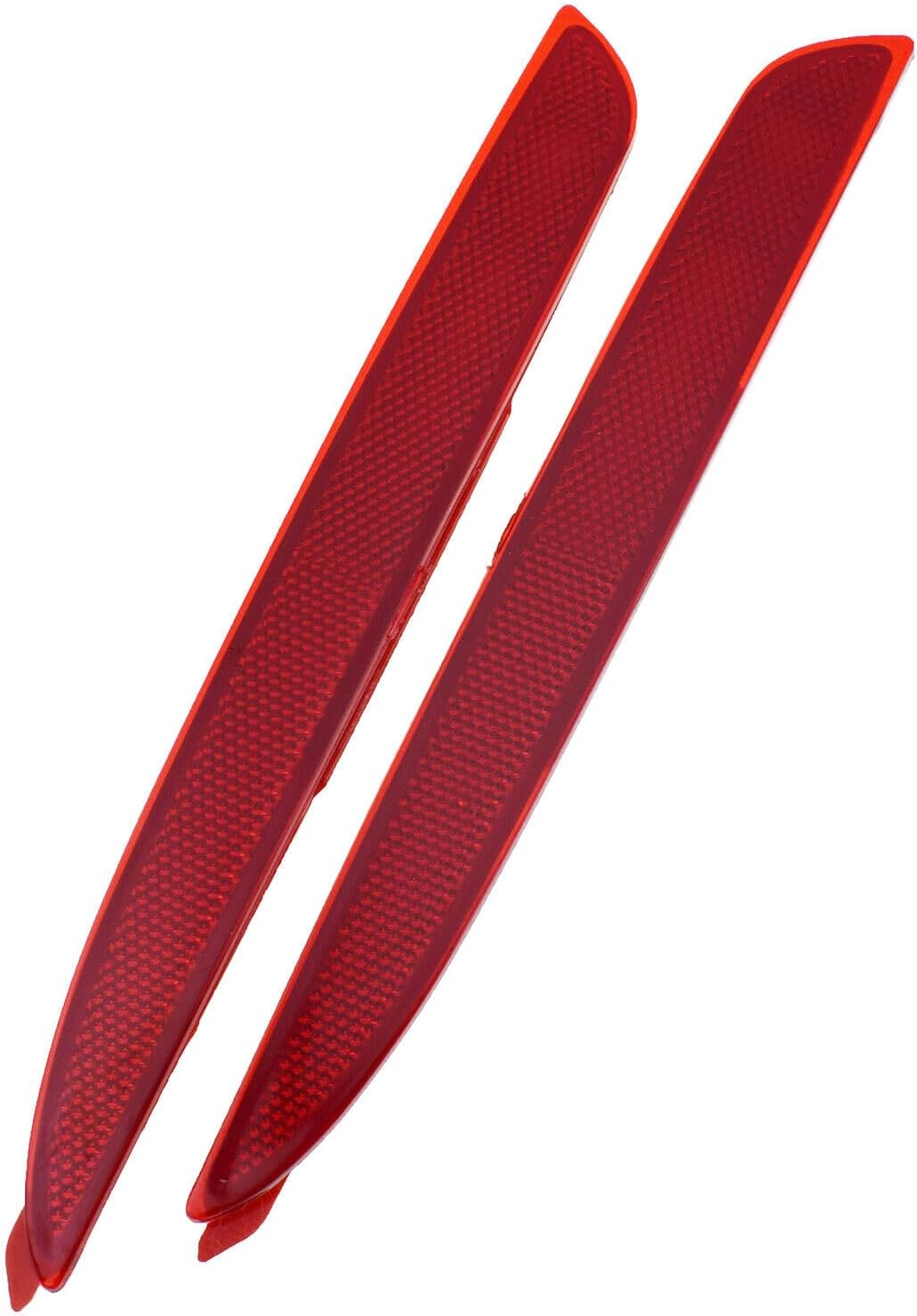 ya 14 9.20 zhengce Pair of Red Lens LED Rear Bumper Reflector Stop Brake Lights for 2010-2013-1