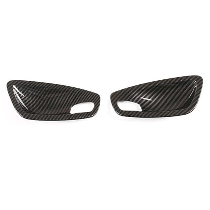 ya 6 8.14 2pcs Carbon Fiber Type Door Handle Cover for BMW E81 E82 E87 E88 2007-2011