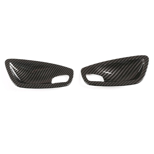 ya 6 8.14 2pcs Carbon Fiber Type Door Handle Cover for BMW E81 E82 E87 E88 2007-2011