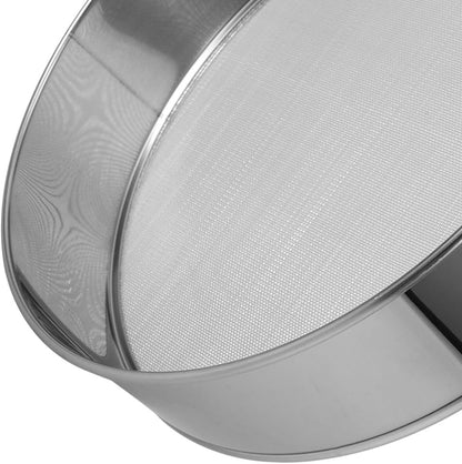 ya 14 9.20 baidi 2 Pcs Flour Straining Sieve Drum for Mashed Potato Round Shape Sifter Powder-1